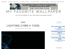 Tablet Screenshot of myfavwallpaper.com